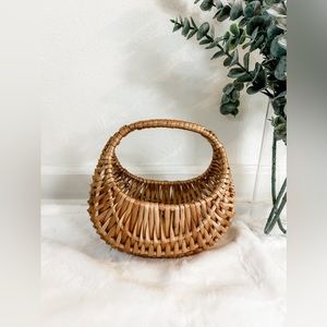 Wicker Flower Girl Basket